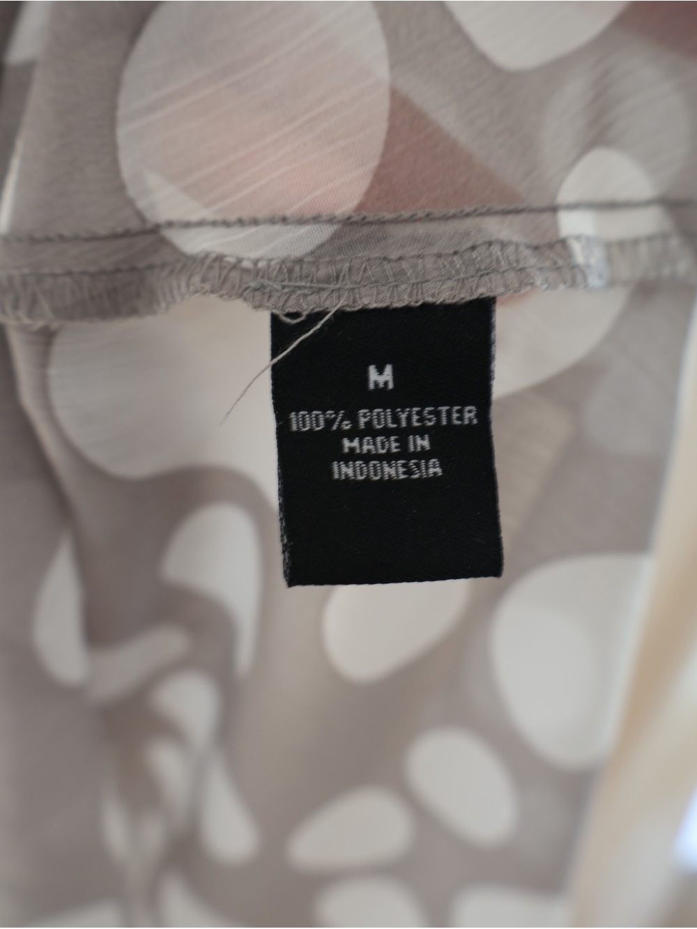 MSK Flowy Sheer Gauzy Asymmetrical Polka Dot Wrap Tie Midi Dress Sz M Retro Twee - Picture 9 of 10